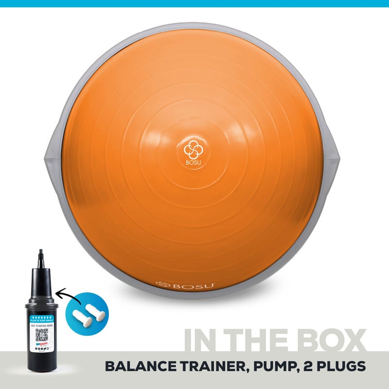 BOSU Balance Trainer, 65cm - Original Orange/Gray (Gymnastics, 300lbs Capacity, Rubber) - Image 3